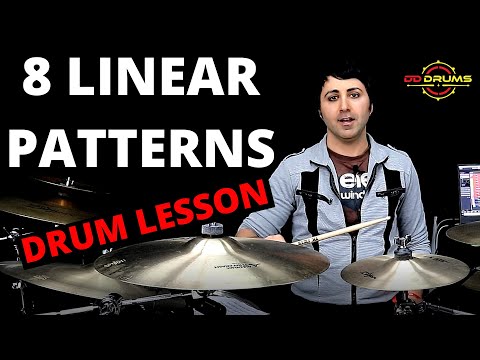 8 Must Learn Linear Patterns - Drum Lesson