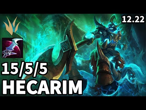 Hecarim Jungle vs Talon - KR Master | Patch 12.22