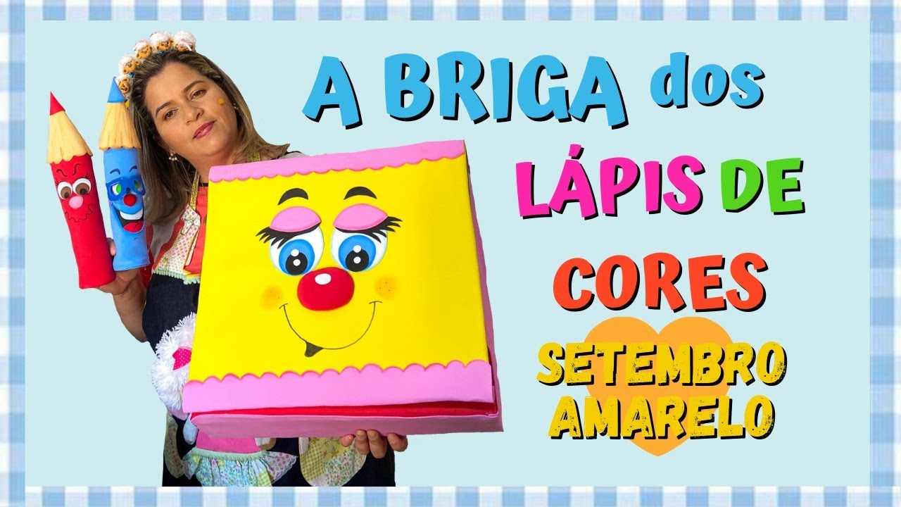 💛A briga dos lápis de cores- 💛História para trabalhar o respeito as diferenças- 💛💛Setembro amarelo.