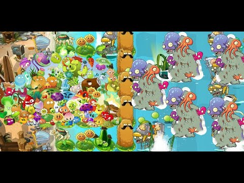 Plants vs Zombies 2 | All Plant solo vs zombie Beach Surfer how will?