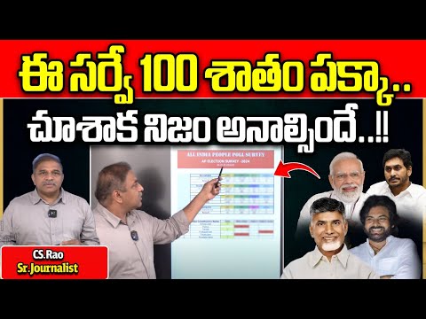 All India People Poll Latest Survey On AP Elections 2024 | YS Jagan Vs Chandrababu | CS Rao | WWT