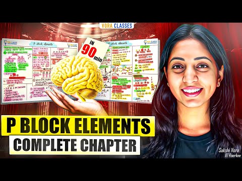 P BLOCK ELEMENTS in 90 Mins | MIND MAP Revision for JEE Main & Adv