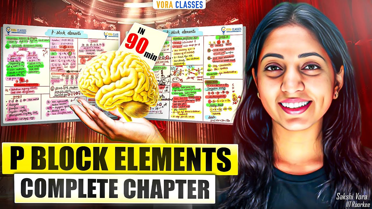 P BLOCK ELEMENTS in 90 Mins | MIND MAP Revision for JEE Main & Adv