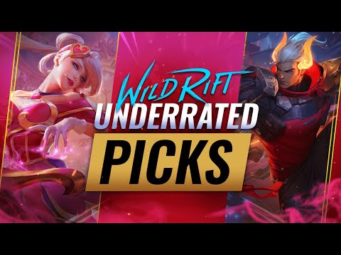 6 HIDDEN OP Picks - Underrated Champions in Wild Rift (LoL Mobile)