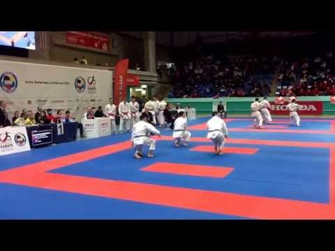 42nd Junior European karate championships - Team kata male - Turkey - Unsu