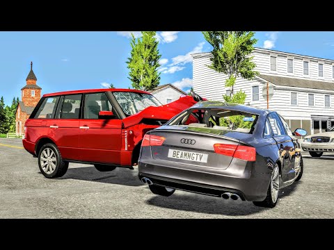 Crossroad Car Crashes 21/02/2022 - BeamNG.Drive