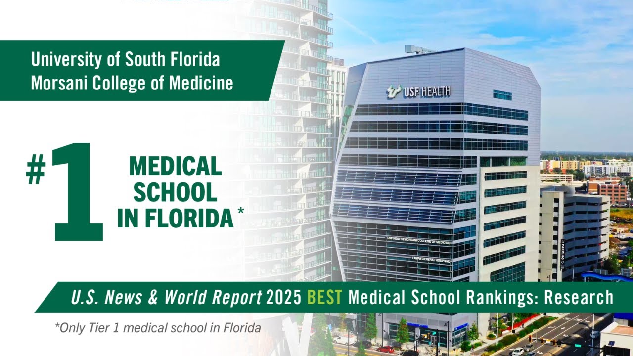 Tier 1, No. 1 in Florida | Morsani College of Medicine