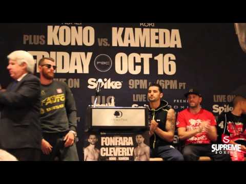 Fonfara vs Cleverly final press conference