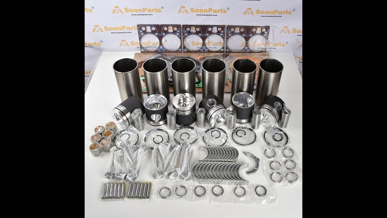 Overhaul Rebuild Kit for Doosan Daewoo Engine DE08TI DE08TIS DE08T Excavator Solar S300LC-V