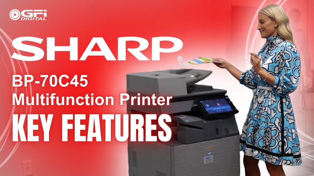 Sharp BP70C45 Multifunction Copier/Printer: Key Features