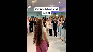 Zahide meet and greet 😊 #lunatix #zahide #tiktok #dancefluencer #happy #fans