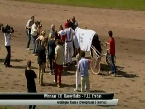 Dacey Boko & Frank Crebas winnen Sweepstakes D (Merries) - Groningen 07-07-2013
