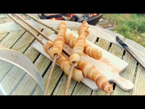 Einfaches Stockbrot Rezept