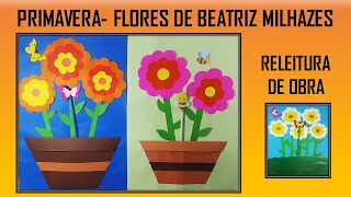 ATIVIDADE PARA PRIMAVERA- Releitura de obra de Beatriz Milhazes- Artes Visuais