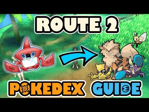 ROUTE 2 COMPLETE POKEDEX GUIDE - Pokemon Sun and Moon