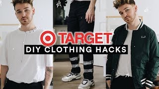 DIY MENS TARGET CLOTHING + FASHION HACKS (2019) //