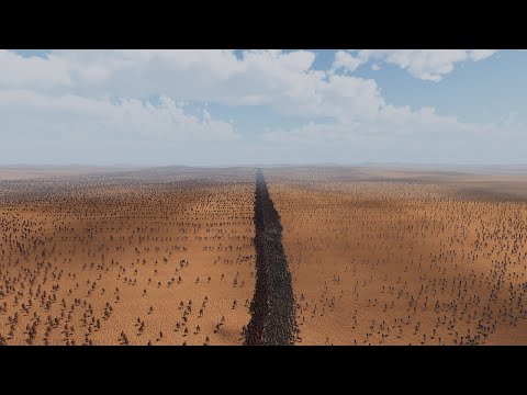 1 MILLION EGYPT ARMY VS 1 MILLION ROMAN ARMY - Ultimate Epic Battle Simulator 2