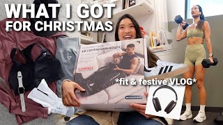 Staying Consistent w/ My Fitness + What I Gave/Got for CHRISTMAS 🎄🎁  *festive vlog*
