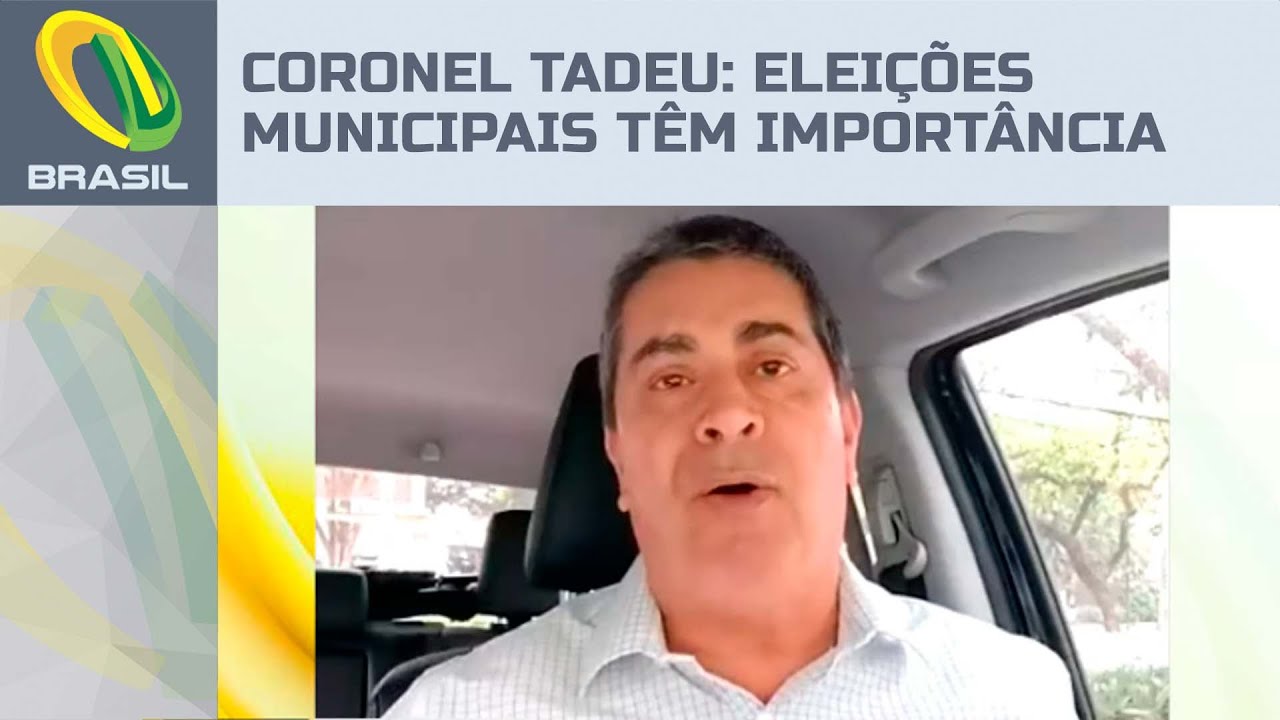 Coronel Tadeu: Não podemos brincar com as eleições municipais