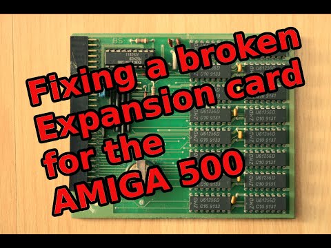 Trying to fix a broken 512 Kb RAM-Expansion for the Amiga 500