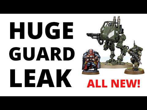 Huge Astra Militarum Leaks! Details of SIX NEW GUARD KITS - Kasrkin, Sentinels and MORE