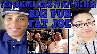 Teen Daughter Reacts To Dad's 90's Hip Hop Rap Music | Big Pun, Fat Joe - Twinz (Deep Cover 98)