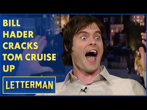 Bill Hader Really Cracks Tom Cruise Up | Letterman