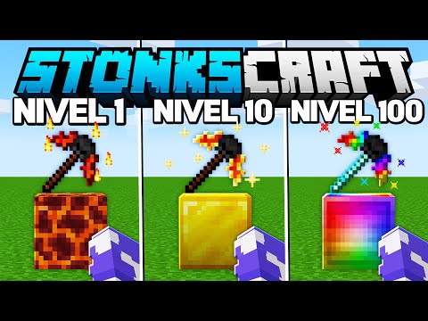 EVOLUI A PICARETA DOS DEUSES AO NÍVEL SUPREMO - STONKSCRAFT