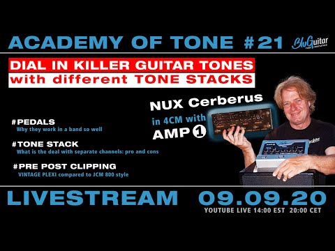 Academy of Tone #21 Tone stacks - How to dial in killer guitar Tones? Different Tone stacks vs AMP1_