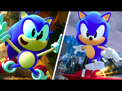 Classic Sonic Improvement Mod In Modern Stages! (Sonic Generations)