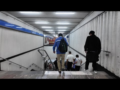 Estación Hidalgo, transbordo de Línea 3 a Línea 2 - STC Metro CDMX
