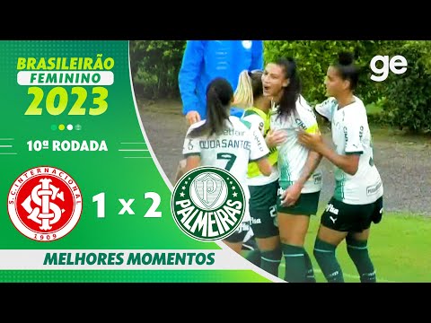 Gols e lances de Internacional x Palmeiras