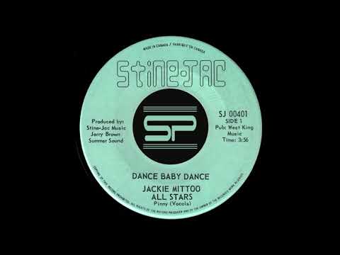 REGGAE DISCO 45t - JACKIE MITTOO ALL STARS - Dance Baby Dance - 1980 Stine Jac