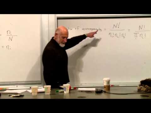 Statistical Mechanics Lecture 3