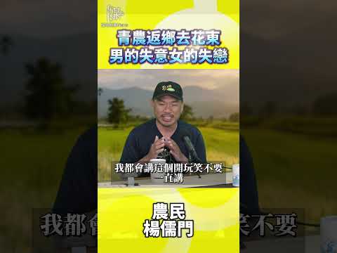 昔日青農返鄉去花東男的失意女的失戀