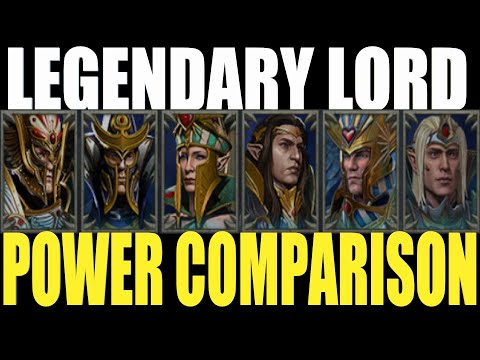 Legendary Lord Power Comparison High Elves