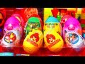 12 Surprise Eggs SpongeBob Angry Birds Disney Barbie Super Mario Bros Power Rangers Hello Kitty