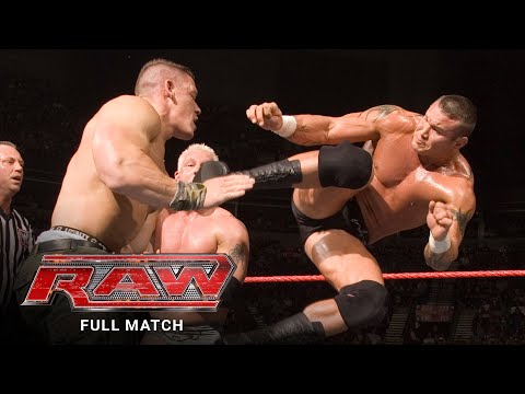 FULL MATCH- Batista, Michaels, Cena & Undertaker vs Edge, Orton, MVP & Mr Kennedy: Raw, Feb 15, 2007