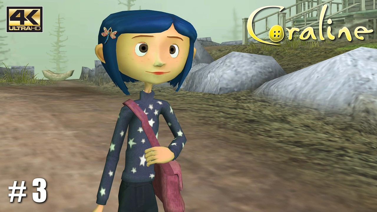 Coraline - PS2 Gameplay (Wii) / Full Movie Playthrough / Coraline Jones / 4K 60FPS / PART 3 (PCSX2)