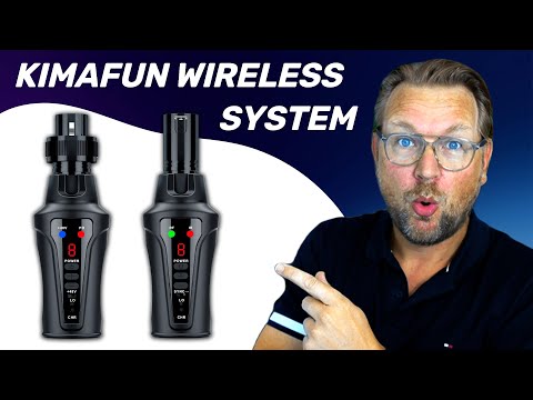 Kimafun KM-U208A Wireless Microphone XLR Plug On Transmitter And Receiver image 5
