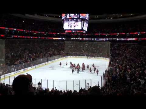 Flyers salute the fans