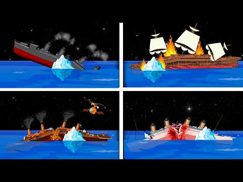 Cursed Titanics Sinking | Ship Animation