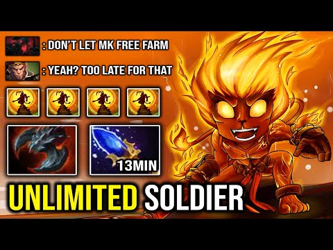 This HAPPENED If Monkey King Get 13Min Aghanim Unlimited Soldier Craziest Tree Jump EZ Counter Sven