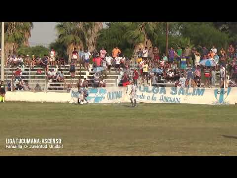 LIGA TUCUMANA (Ascenso): Triunfazo de Juventud Unida en su visita a Famaillá en la fecha 1 del Petit