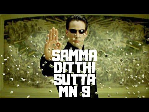 Samma Ditthi Sutta MN 9 (Taking the Red Pill)