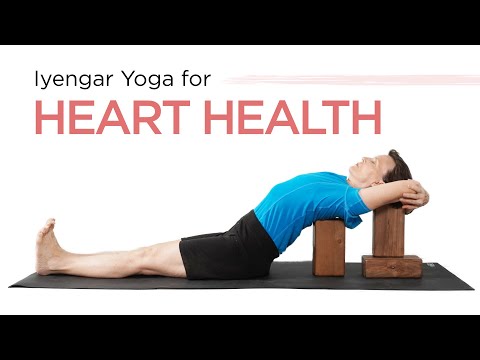 Iyengar Yoga for Heart Health-Intermediate Iyengar Yoga with Kathy Cook