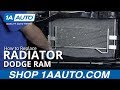 How To Replace Radiator 04 08 Dodge Ram