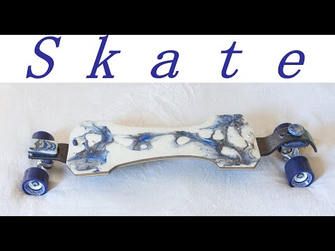 handmade Longboards in DIY  -  Skate, pumping, LDP,  Epoxy Art, bamboo, carbon fiber