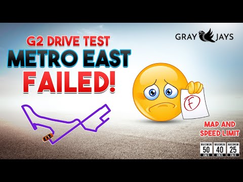 G2 Test In Metro East | Real Road Test With Audio | G2 Route | Lawrence | Victoria Park