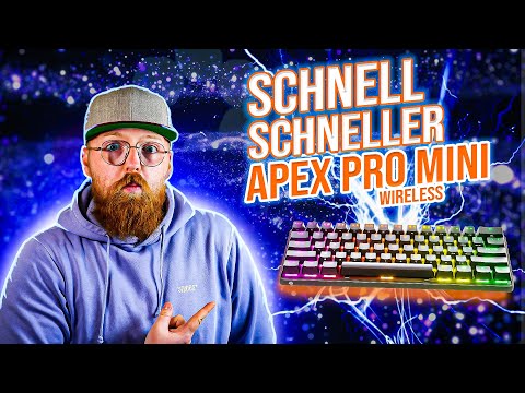 SCHNELLSTE und BESTE Wireless Mini Tastatur?! | Steelseries Apex Pro Mini Wireless | Test und Review